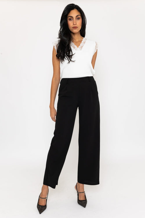 Black Wide Leg Trousers